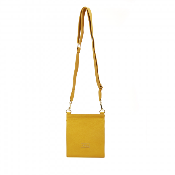 Alice Wheeler Bloomsbury Cross Body Bag - Mustard